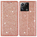 For Xiaomi 13 Pro 5G Glitter Sequins PU Leather Phone Case Card Holder Shockproof Stand Phone Cover