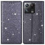 For Xiaomi 13 Pro 5G Glitter Sequins PU Leather Phone Case Card Holder Shockproof Stand Phone Cover
