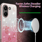 KADEM För Xiaomi Redmi Turbo 5 5G Skal Blomma TPU Flexibelt Gradient mobilskal