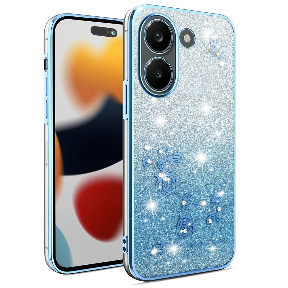 KADEM För Xiaomi Redmi Turbo 5 5G Skal Blomma TPU Flexibelt Gradient mobilskal
