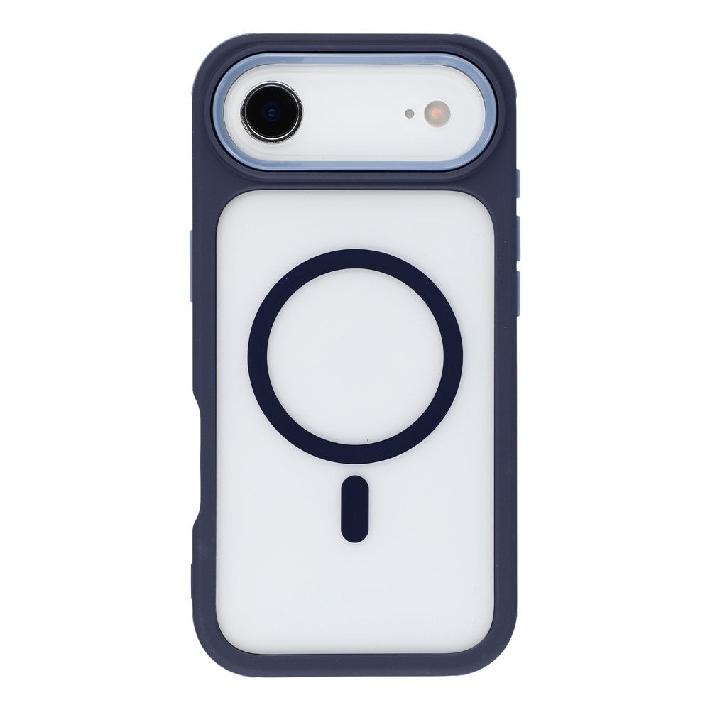 For iPhone Air Magnetic Case TPU Clear Acrylic Detachable 2 in 1 Protective Phone Cover