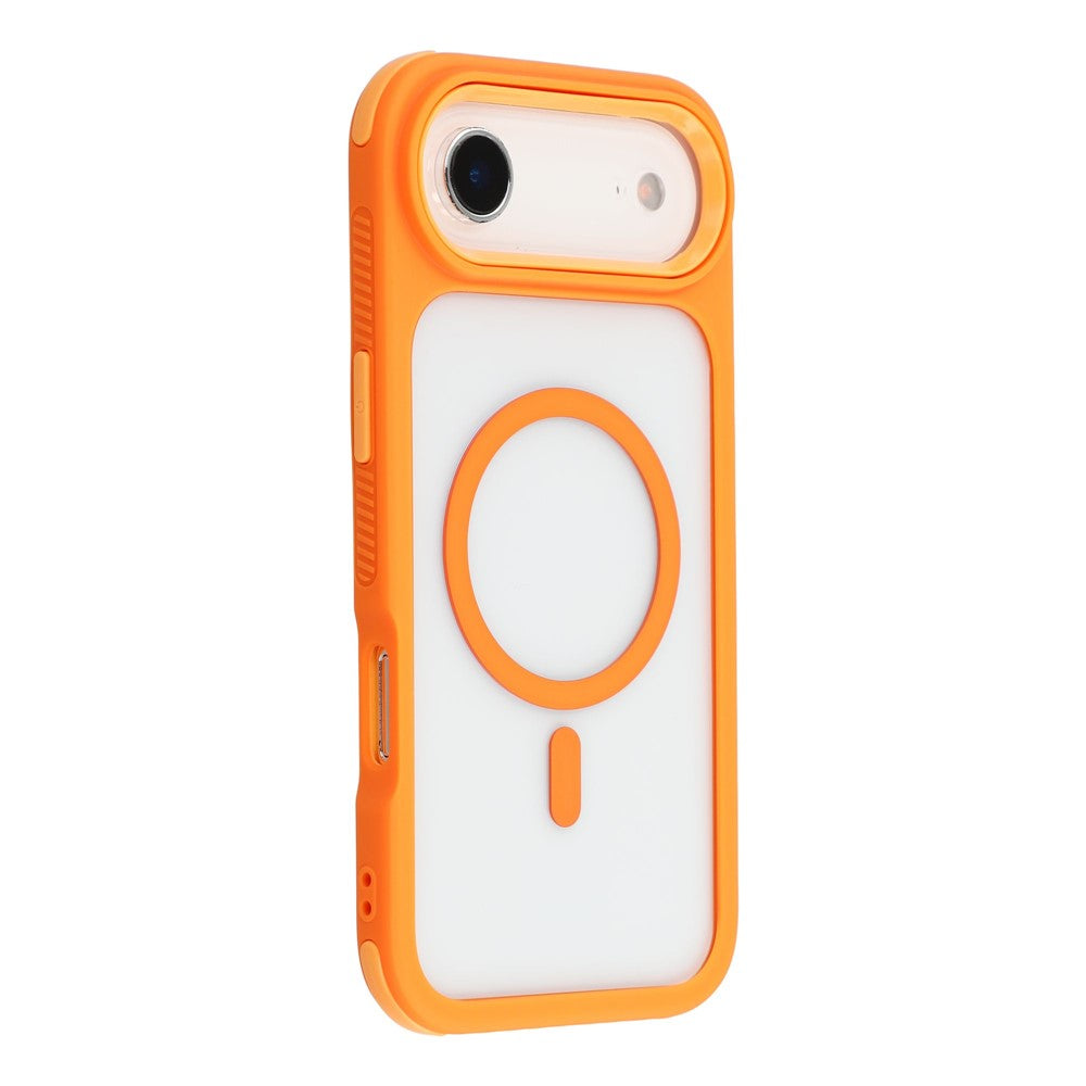 For iPhone Air Magnetic Case TPU Clear Acrylic Detachable 2 in 1 Protective Phone Cover