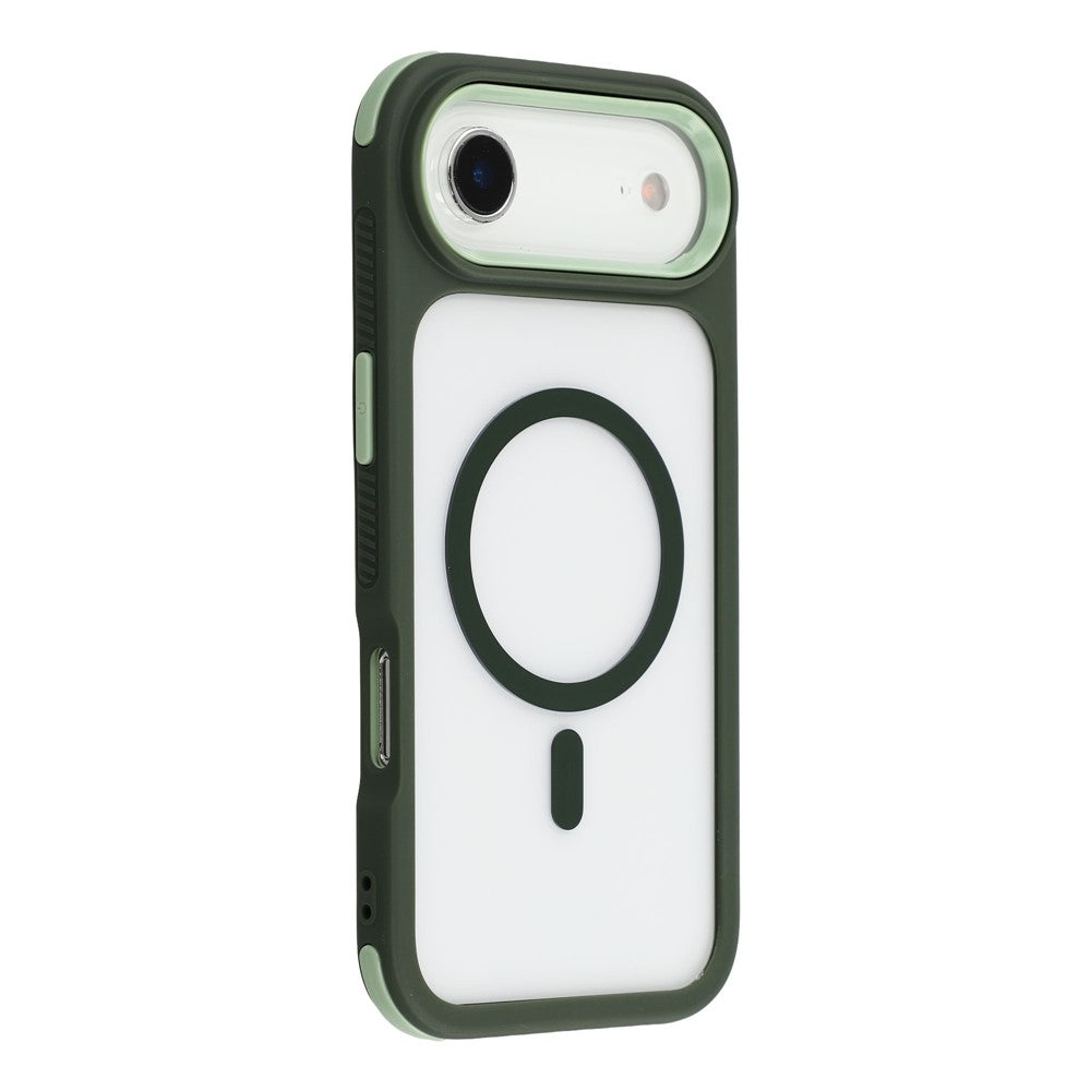 For iPhone Air Magnetic Case TPU Clear Acrylic Detachable 2 in 1 Protective Phone Cover