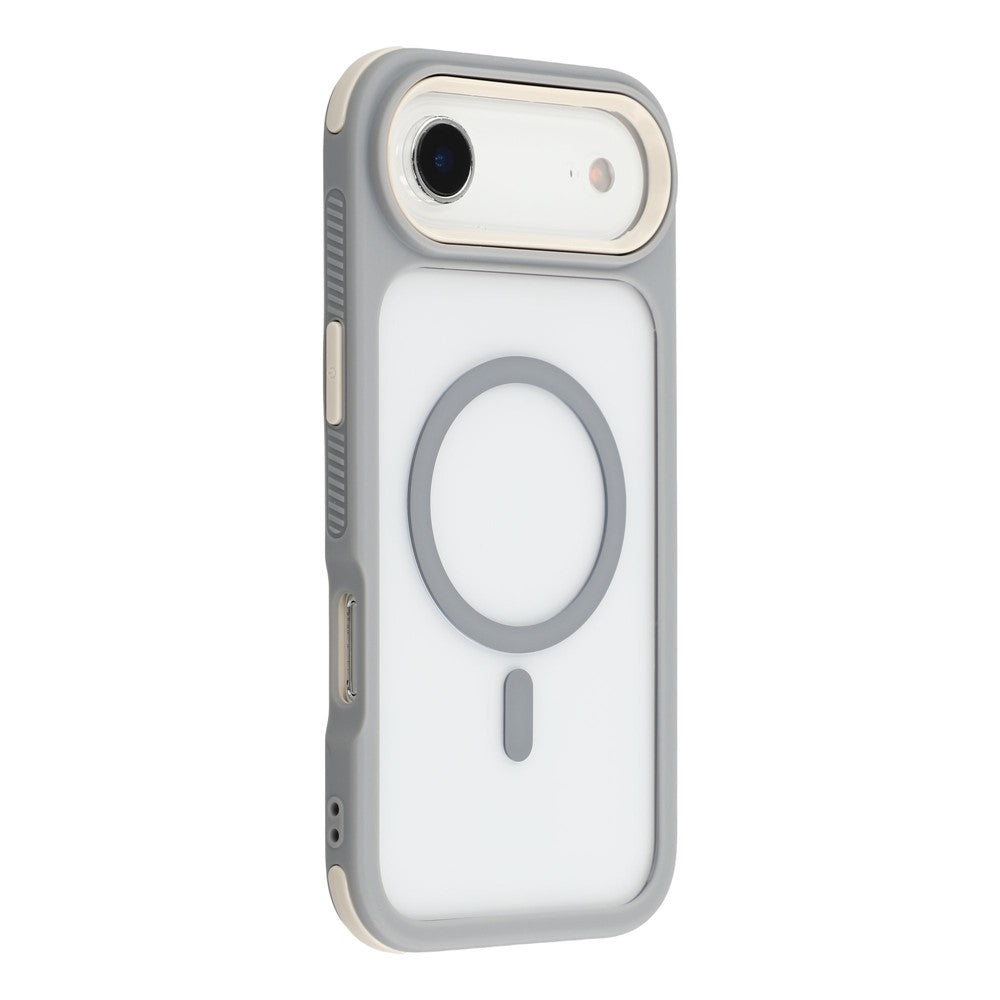 For iPhone Air Magnetic Case TPU Clear Acrylic Detachable 2 in 1 Protective Phone Cover