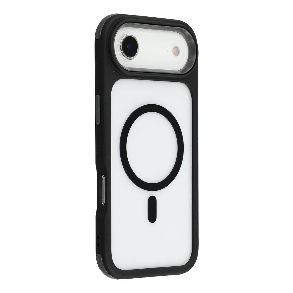 For iPhone Air Magnetic Case TPU Clear Acrylic Detachable 2 in 1 Protective Phone Cover
