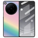 For Oppo Find N6 5G Case Gradient Business Shockproof PU Leather Coated PC Phone Cover