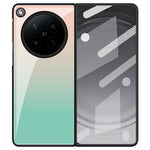 For Oppo Find N6 5G Case Marble Pattern Tempered Glass + PC Hybrid Phone Cover