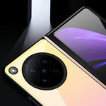 For Oppo Find N6 5G Case Marble Pattern Tempered Glass + PC Hybrid Phone Cover
