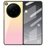 For Oppo Find N6 5G Case Marble Pattern Tempered Glass + PC Hybrid Phone Cover