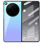 For Oppo Find N6 5G Case Marble Pattern Tempered Glass + PC Hybrid Phone Cover