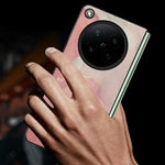 For Oppo Find N6 5G Case Marble Texture PU Leather Coated PC Foldable Phone Cover