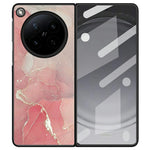 For Oppo Find N6 5G Case Marble Texture PU Leather Coated PC Foldable Phone Cover