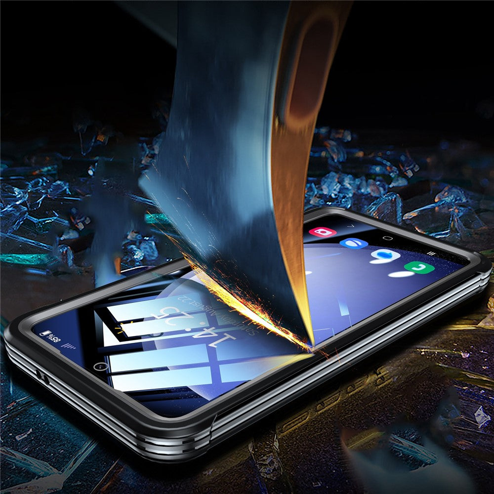 For Samsung Galaxy S24 Magnetic Case PC + TPU Phone Cover with PET Screen Film