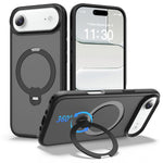 For iPhone Air Magnetic Case Compatible with MagSafe Rotary Kickstand PC + TPU Shockproof Phone Cover