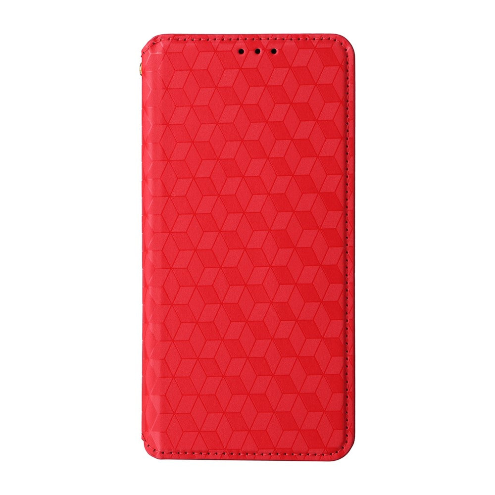 Til Honor X8d 4G Etui Pung Rombepræget PU Læder Telefoncover