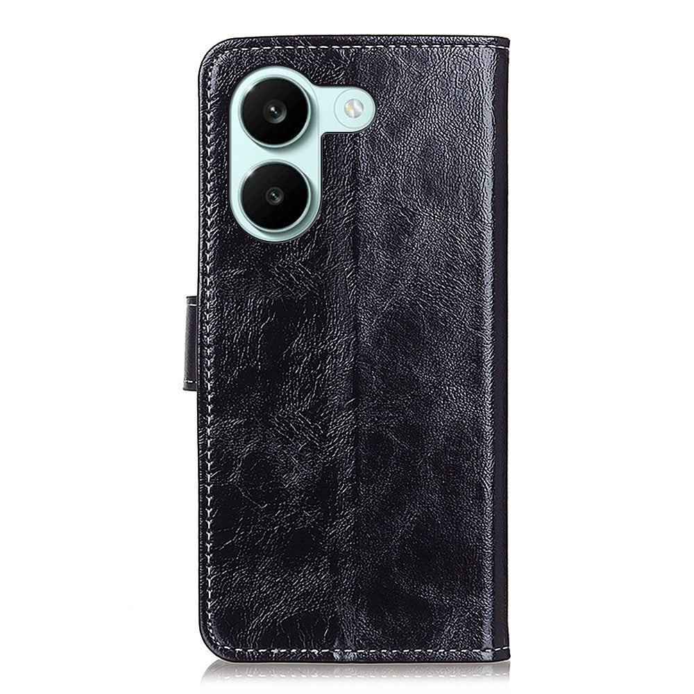 For Xiaomi Redmi Turbo 5 5G  /  Poco X8 Pro 5G Case Wallet Leather Phone Cover Crazy Horse Texture