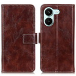 For Xiaomi Redmi Turbo 5 5G  /  Poco X8 Pro 5G Case Wallet Leather Phone Cover Crazy Horse Texture