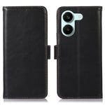 For Xiaomi Redmi Turbo 5 5G Case RFID Blocking Genuine Cow Leather Wallet Phone Cover