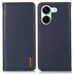 KHAZNEH For Xiaomi Redmi Turbo 5 5G Case Wallet Genuine Cow Leather Phone Cover Nappa Texture