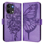 For Xiaomi Poco X8 Pro Max 5G / Xiaomi Redmi Turbo 5 Max 5G Wallet Case with Wrist Strap Butterfly Imprint Leather Phone Cover