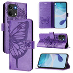 For Xiaomi Poco X8 Pro Max 5G / Xiaomi Redmi Turbo 5 Max 5G Wallet Case with Wrist Strap Butterfly Imprint Leather Phone Cover