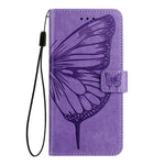 For Xiaomi Poco X8 Pro Max 5G / Xiaomi Redmi Turbo 5 Max 5G Wallet Case with Wrist Strap Butterfly Imprint Leather Phone Cover