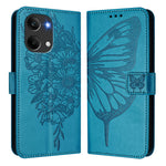 For Xiaomi Poco X8 Pro Max 5G / Xiaomi Redmi Turbo 5 Max 5G Wallet Case with Wrist Strap Butterfly Imprint Leather Phone Cover