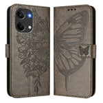 For Xiaomi Poco X8 Pro Max 5G / Xiaomi Redmi Turbo 5 Max 5G Wallet Case with Wrist Strap Butterfly Imprint Leather Phone Cover