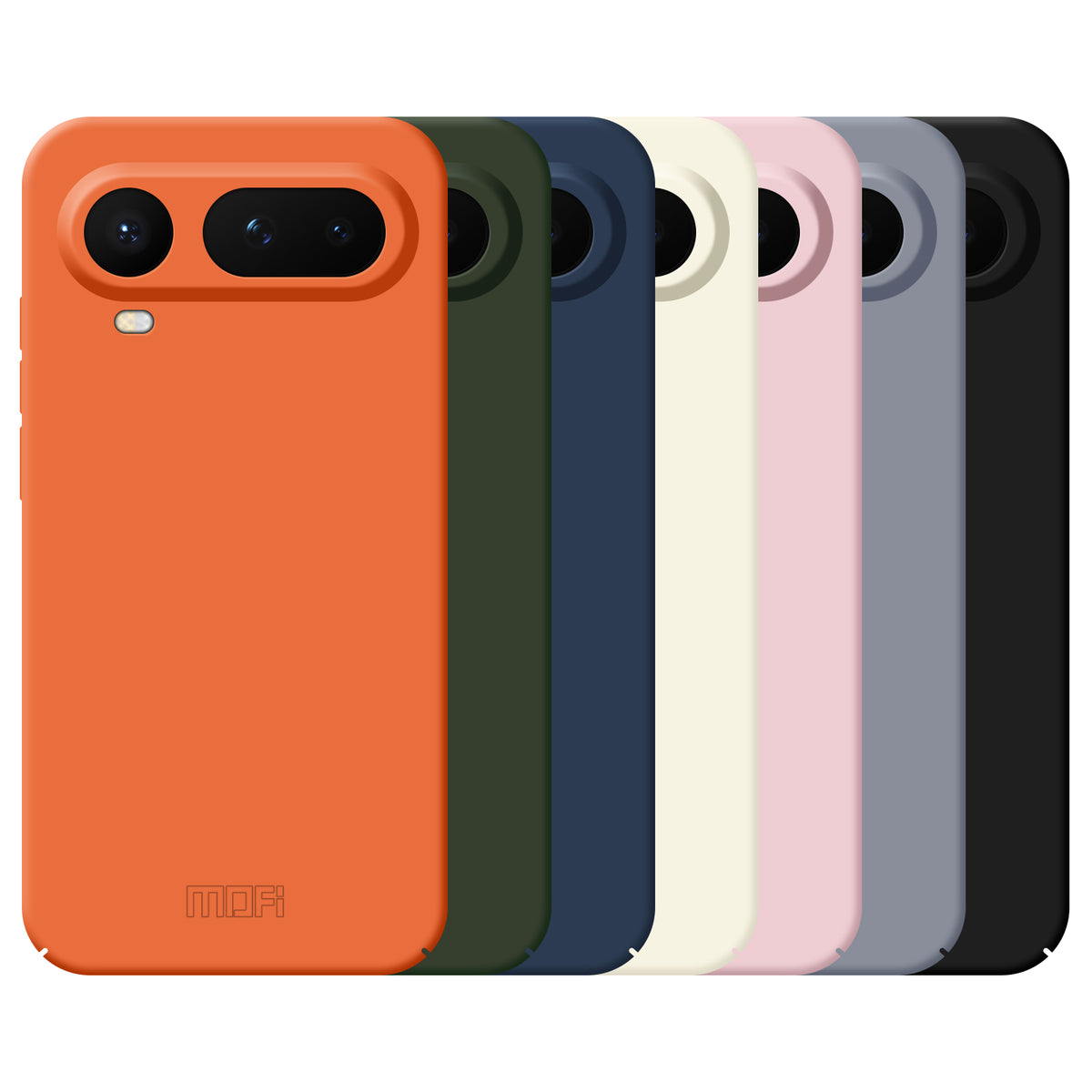 Mofi JK Qin-serien til Honor Magic8 Pro Air 5G, mobilcover med skin-touch, mat, anti-fingeraftryk, bagside