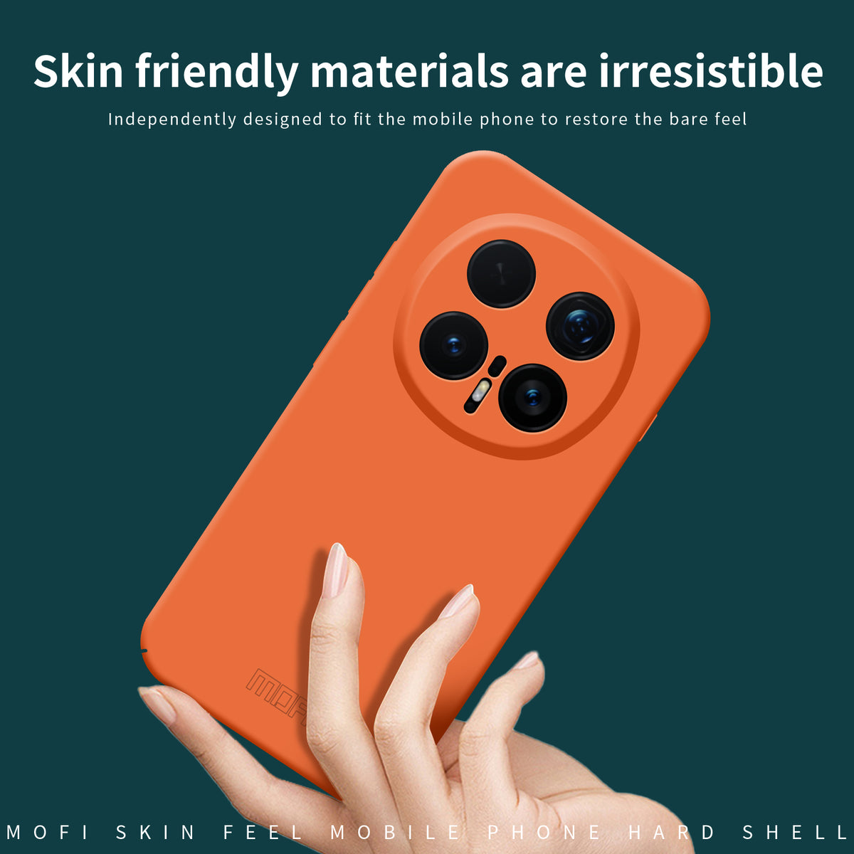Mofi For Honor Magic8 Pro 5G JK Qin Series Phone Case Skin-Touch Matte Anti-fingerprint Back Cover