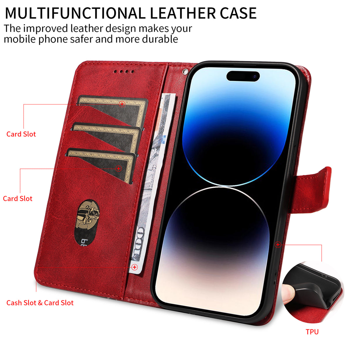 For Xiaomi 17 Ultra 5G Leather Case Geometric Line Design Wallet Phone Cover with Wrist Strap