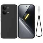 For Xiaomi Redmi Turbo 5 Max 5G / Xiaomi Poco X8 Pro Max 5G Liquid Silicone Case Phone Back Cover with Hand Strap