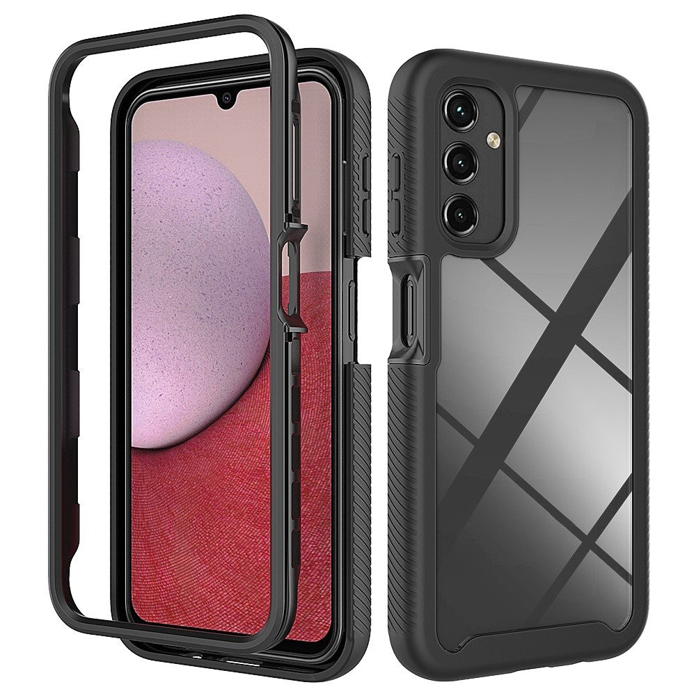 Samsung Galaxy A14 5G / A14 4G Hårt akryl + PC + mjukt TPU mobilskal Stötsäkert genomskinligt bakstycke