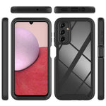 Samsung Galaxy A14 5G / A14 4G Hårt akryl + PC + mjukt TPU mobilskal Stötsäkert genomskinligt bakstycke