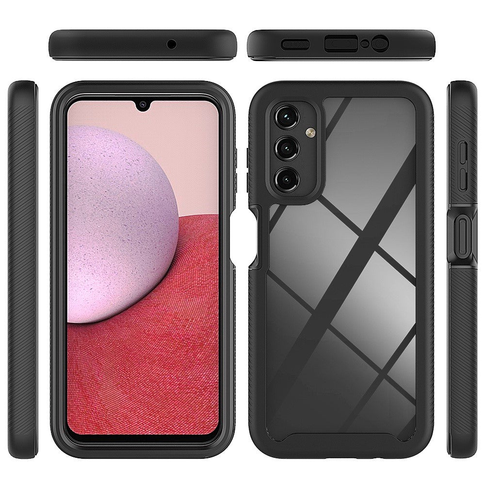 Samsung Galaxy A14 5G / A14 4G Hårt akryl + PC + mjukt TPU mobilskal Stötsäkert genomskinligt bakstycke