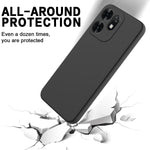 Til Honor 500 Smart / X6d 5G flydende silikone etui mobiltelefon bagcover med håndrem