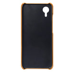 For Samsung Galaxy A23e Dual Card Slots Back Cover Anti-scratch PU Leather Coated Hard PC Protective Case