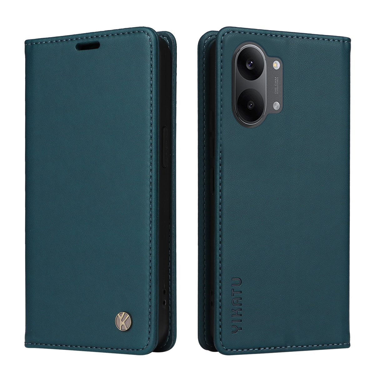 YIKATU For Xiaomi Poco X8 Pro Max 5G / Xiaomi Redmi Turbo 5 Max 5G YK-001 Phone Cases Magnetic Closure PU Leather Mobile Cover