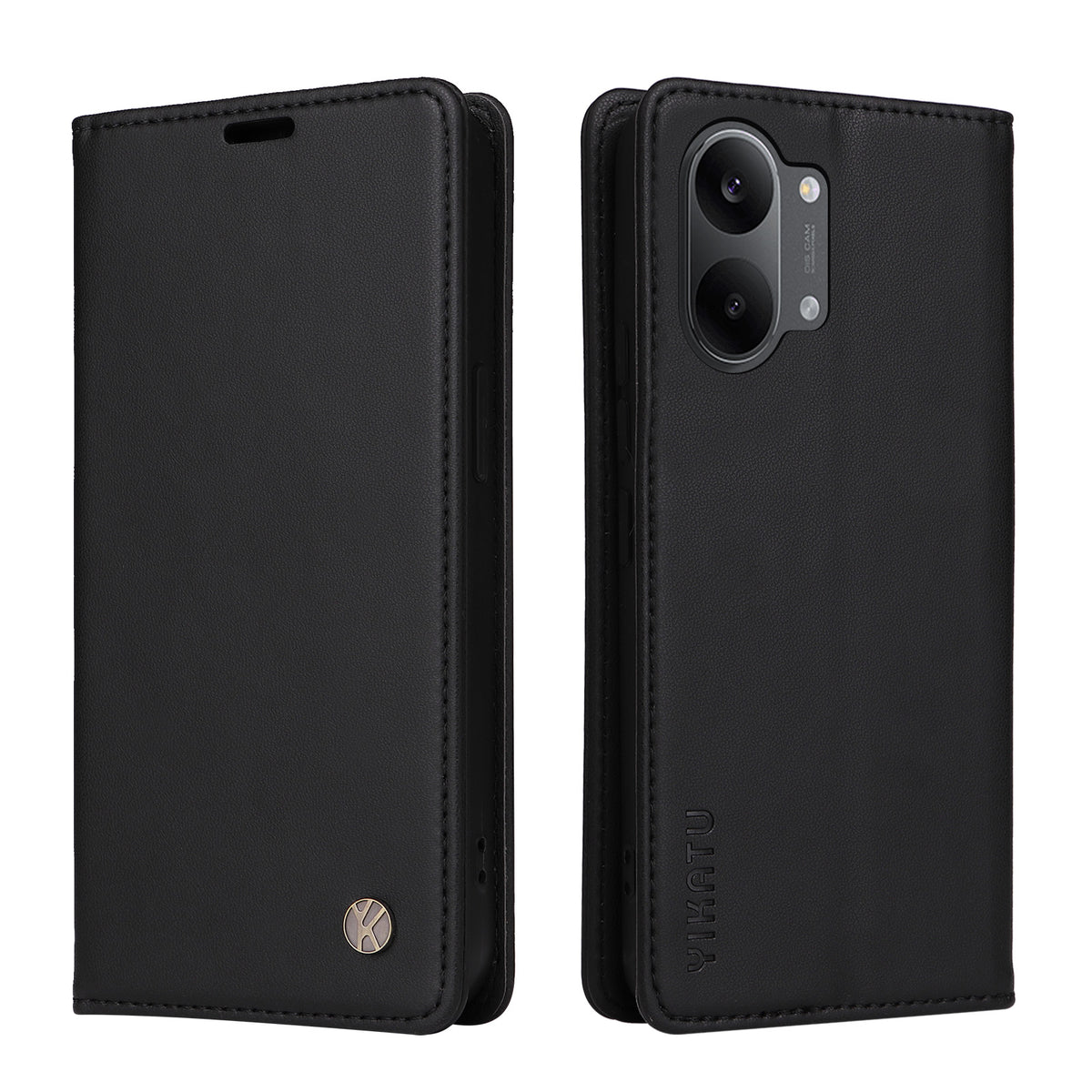 YIKATU For Xiaomi Poco X8 Pro Max 5G / Xiaomi Redmi Turbo 5 Max 5G YK-001 Phone Cases Magnetic Closure PU Leather Mobile Cover