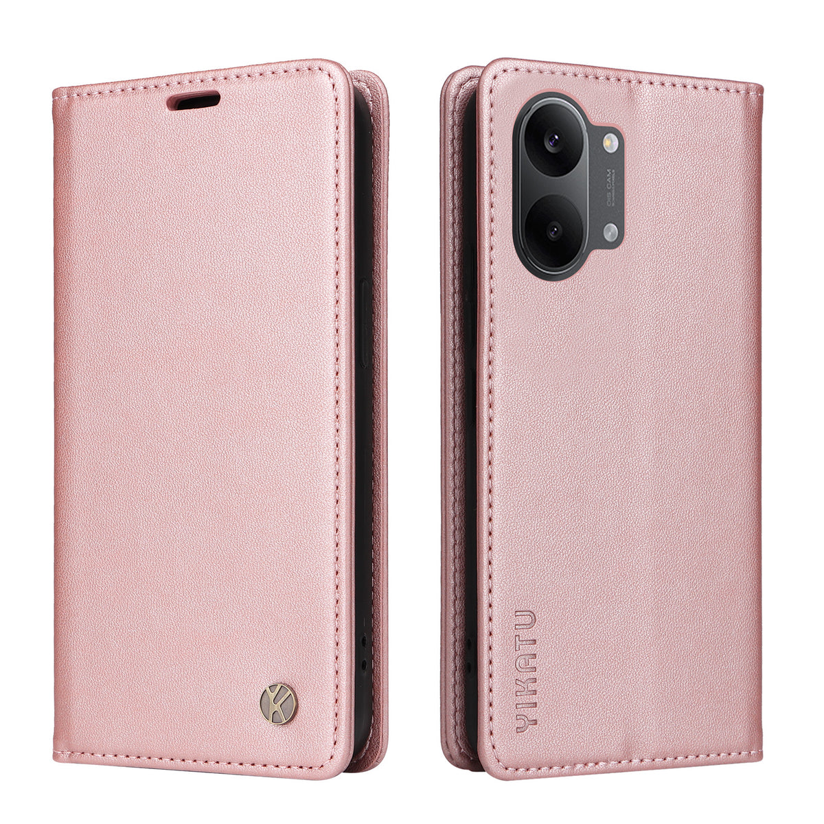 YIKATU For Xiaomi Poco X8 Pro Max 5G / Xiaomi Redmi Turbo 5 Max 5G YK-001 Phone Cases Magnetic Closure PU Leather Mobile Cover