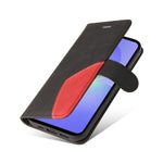 For Xiaomi 17 Ultra 5G Leather Phone Case Stand Wallet with Bi-colour Splicing Design