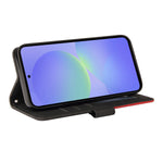For Xiaomi 17 Ultra 5G Leather Phone Case Stand Wallet with Bi-colour Splicing Design