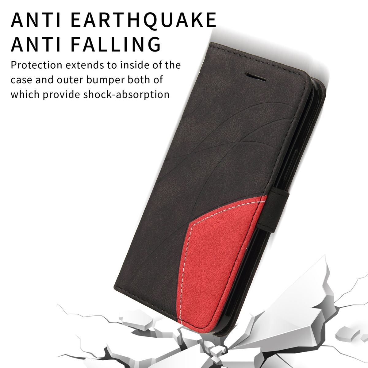 For Xiaomi 17 Ultra 5G Leather Phone Case Stand Wallet with Bi-colour Splicing Design