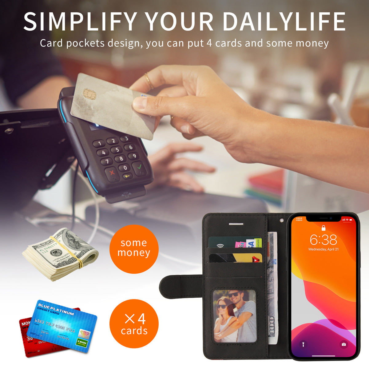 For Xiaomi 17 Ultra 5G Leather Phone Case Stand Wallet with Bi-colour Splicing Design