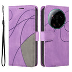 For Xiaomi 17 Ultra 5G Leather Phone Case Stand Wallet with Bi-colour Splicing Design