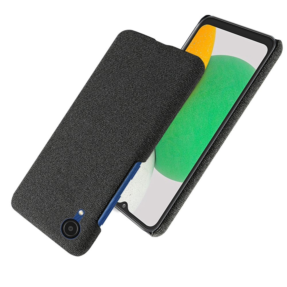 Til Samsung Galaxy A23e Støvtæt Mobiltelefoncover Solid Farve Hårdt PC+Stof Telefoncover