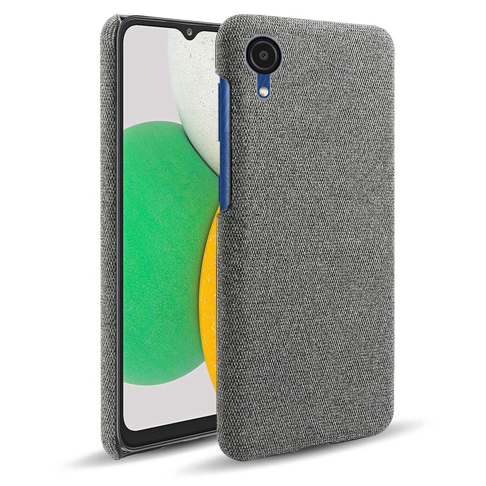 Til Samsung Galaxy A23e Støvtæt Mobiltelefoncover Solid Farve Hårdt PC+Stof Telefoncover