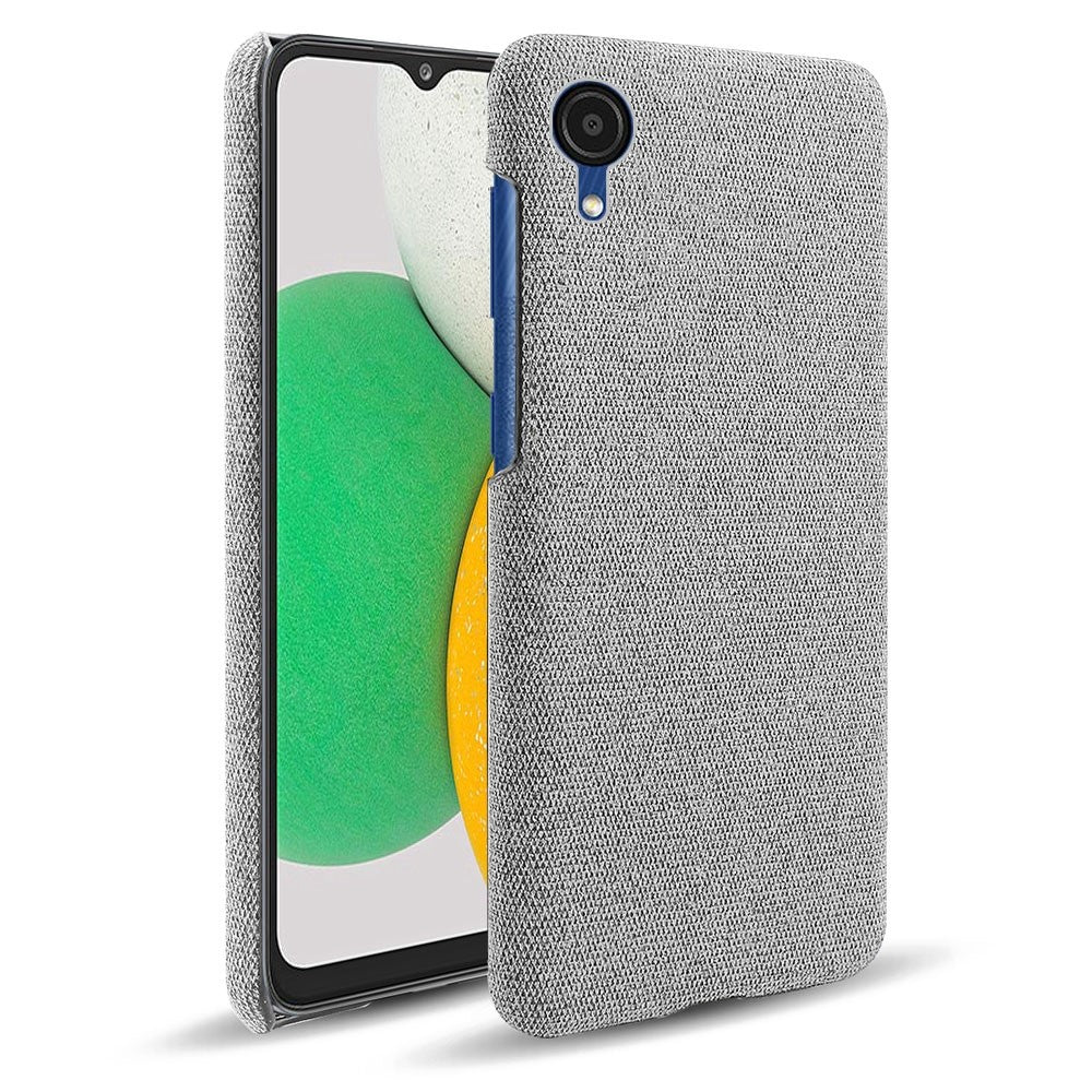 Til Samsung Galaxy A23e Støvtæt Mobiltelefoncover Solid Farve Hårdt PC+Stof Telefoncover