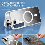 For Samsung Galaxy S26 Ultra Magnetic Case Sparkling Glitter TPU + Acrylic Phone Cover