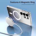 For Samsung Galaxy S26 Ultra Magnetic Case Sparkling Glitter TPU + Acrylic Phone Cover